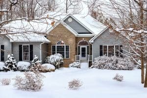 winter curb appeal